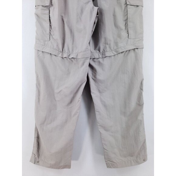 Simms Convertible Cargo Fishing Pants Mens Large Tan Nylon Lightweight Zip-Off - Picture 6 of 10